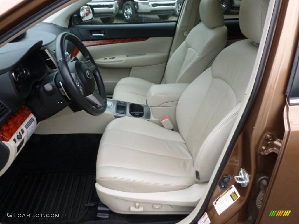 Warm Ivory Interior 2011 Subaru Outback 2.5i Limited Wagon Photo #66011439