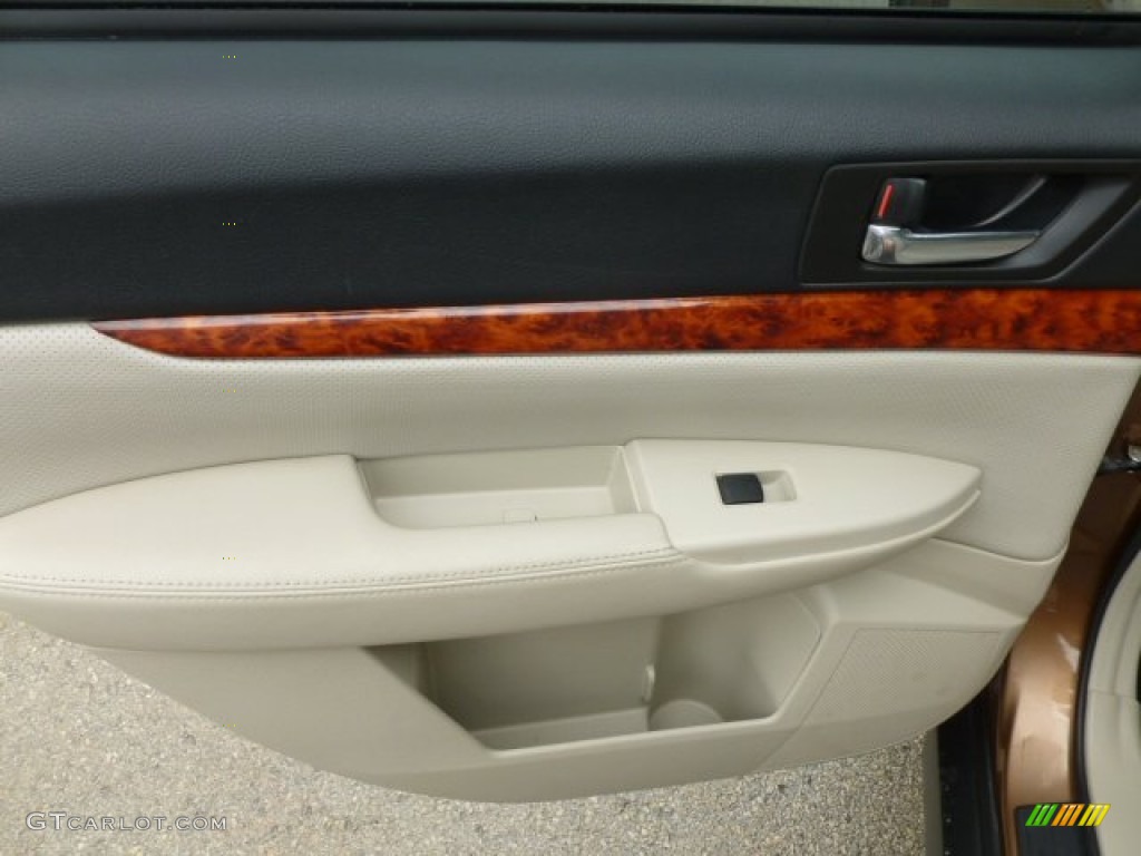 2011 Subaru Outback 2.5i Limited Wagon Warm Ivory Door Panel Photo #66011484