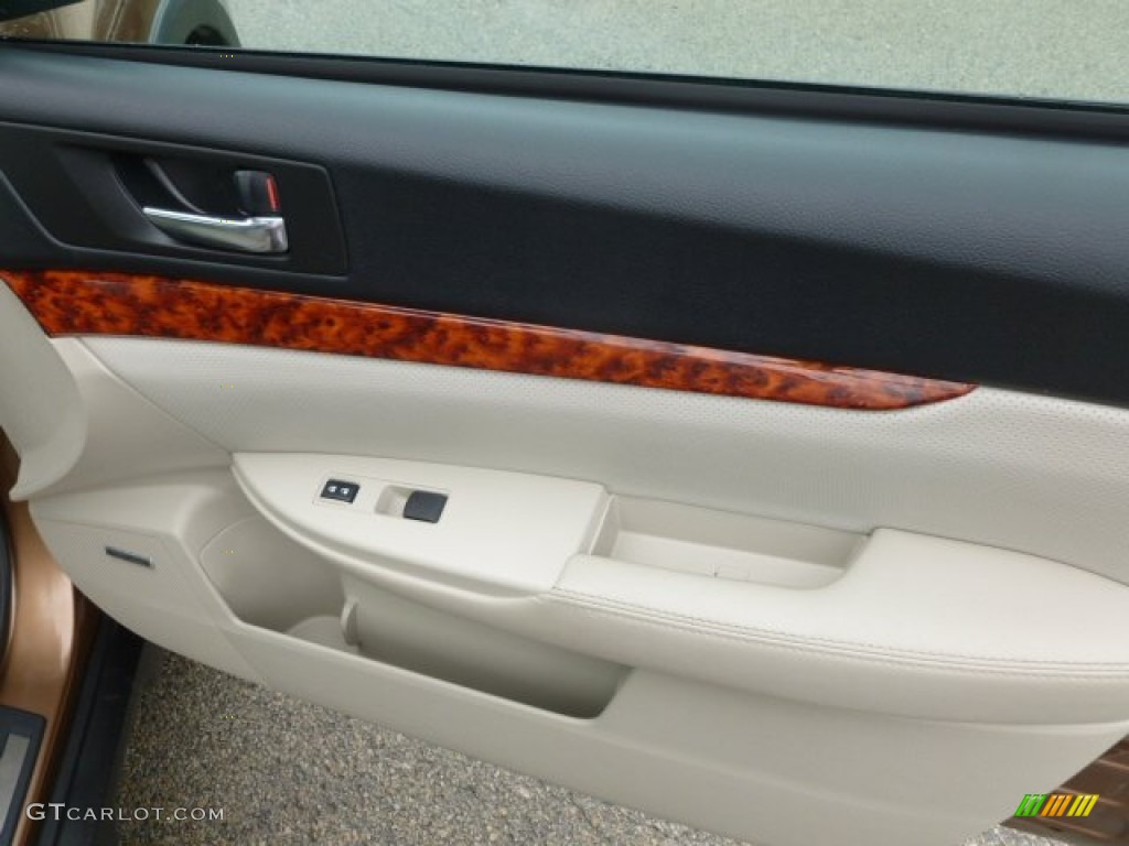 2011 Subaru Outback 2.5i Limited Wagon Warm Ivory Door Panel Photo #66011515