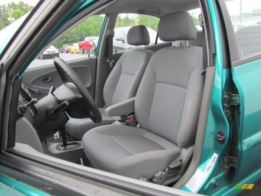 2001 Rio Sedan - Emerald Green / Gray photo #11