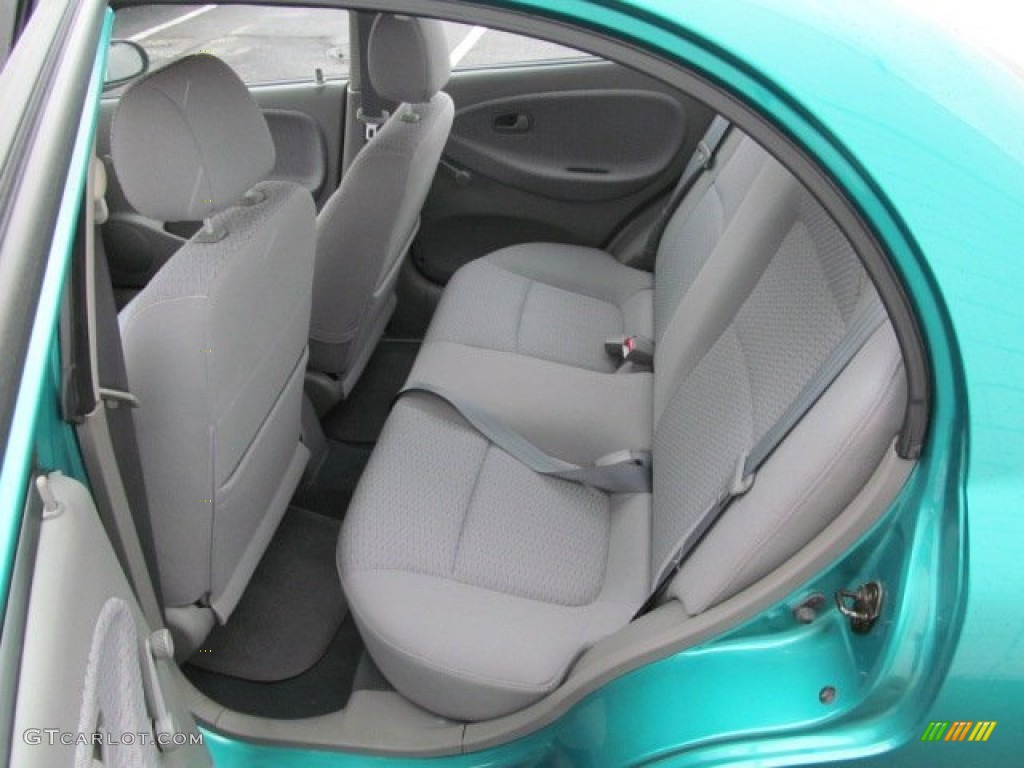 2001 Rio Sedan - Emerald Green / Gray photo #12