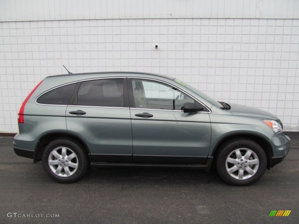 2011 CR-V SE 4WD - Opal Sage Metallic / Ivory photo #2