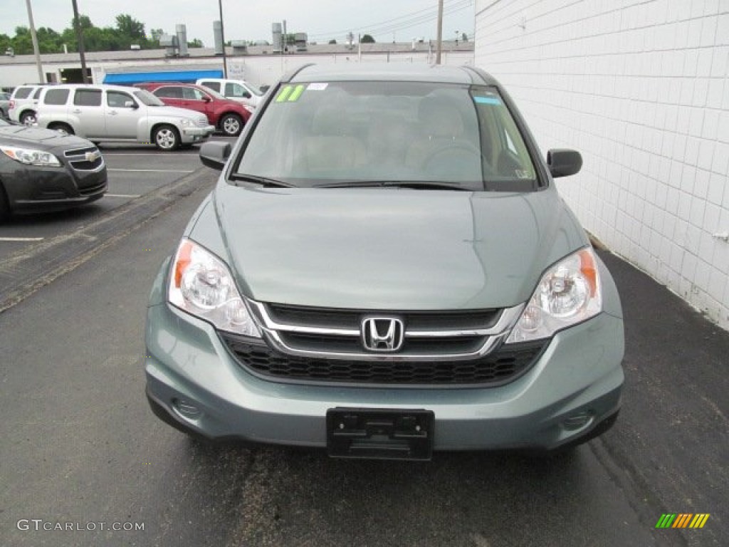 2011 CR-V SE 4WD - Opal Sage Metallic / Ivory photo #4