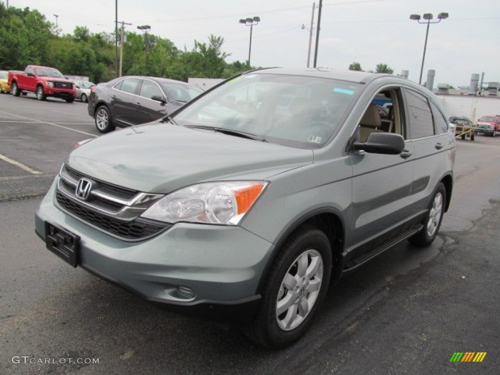 2011 CR-V SE 4WD - Opal Sage Metallic / Ivory photo #5