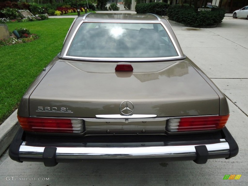 Light Beige Metallic 1987 Mercedes-Benz SL Class 560 SL Roadster Exterior Photo #66012150