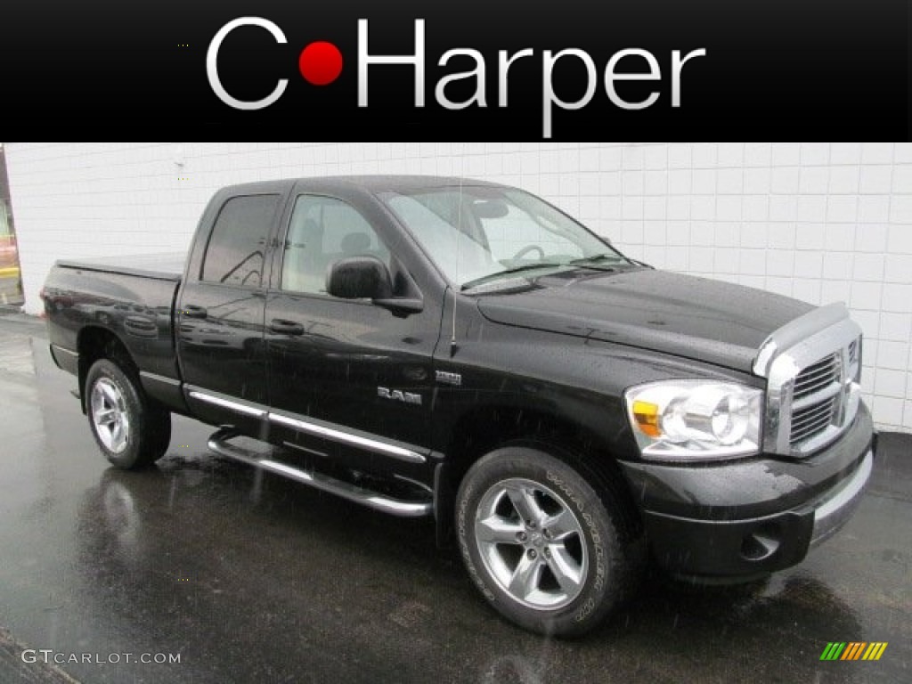 Brilliant Black Crystal Pearl Dodge Ram 1500