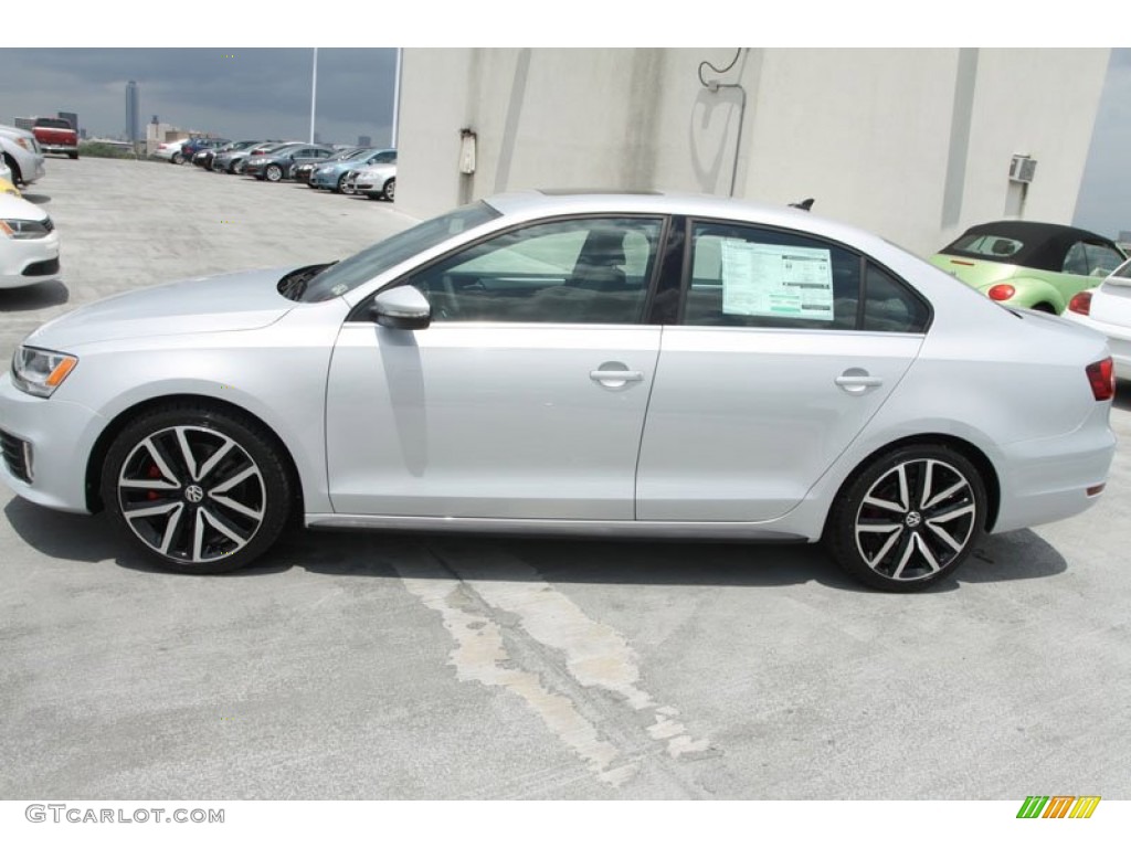 2012 Jetta GLI Autobahn - Frost Silver Metallic / Titan Black photo #4