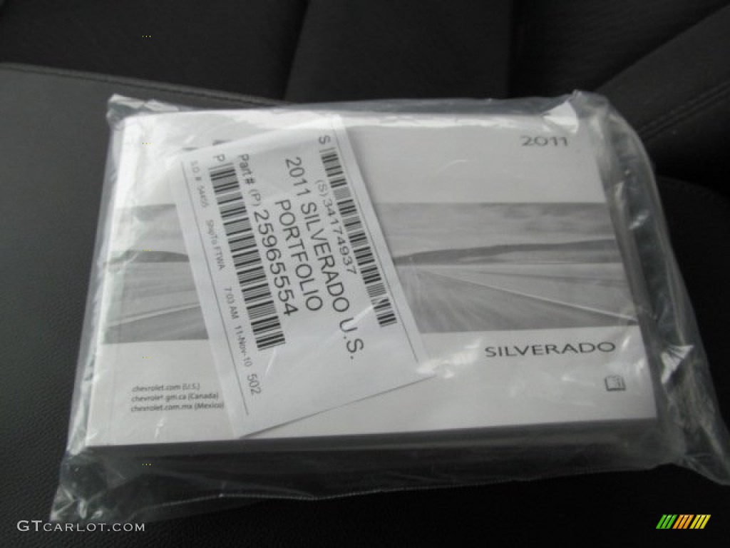 2011 Chevrolet Silverado 1500 LT Extended Cab 4x4 Books/Manuals Photo #66012793