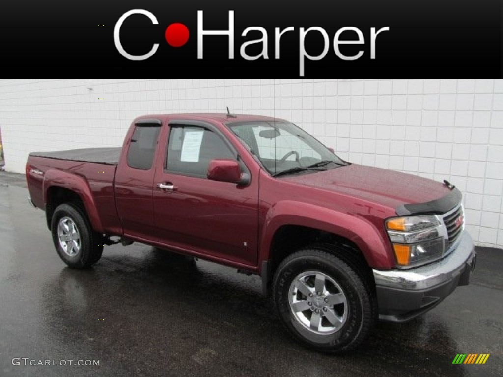 Sonoma Red Metallic GMC Canyon