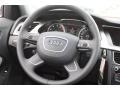 Black 2013 Audi A4 2.0T Sedan Steering Wheel