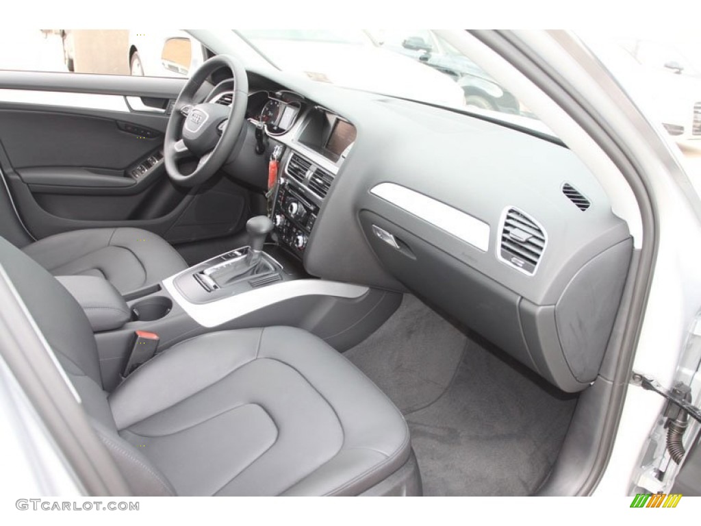 2013 Audi A4 2.0T Sedan Black Dashboard Photo #66013641