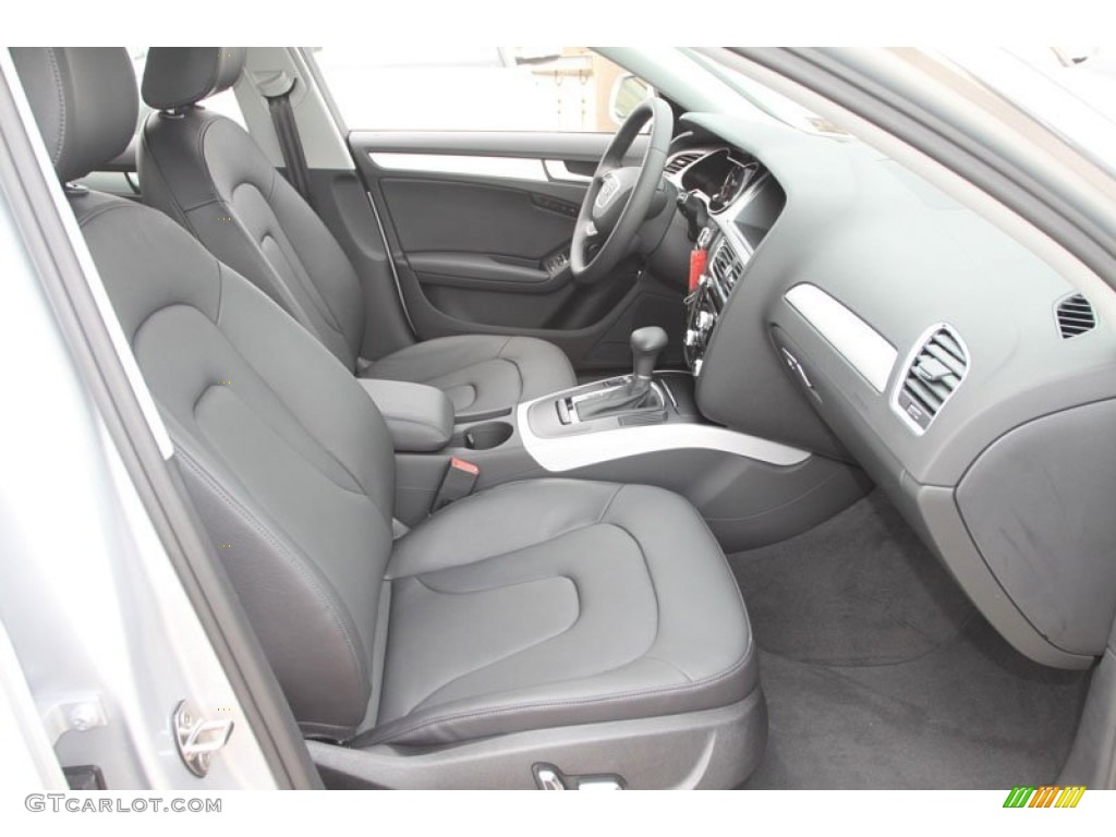 Black Interior 2013 Audi A4 2.0T Sedan Photo #66013647