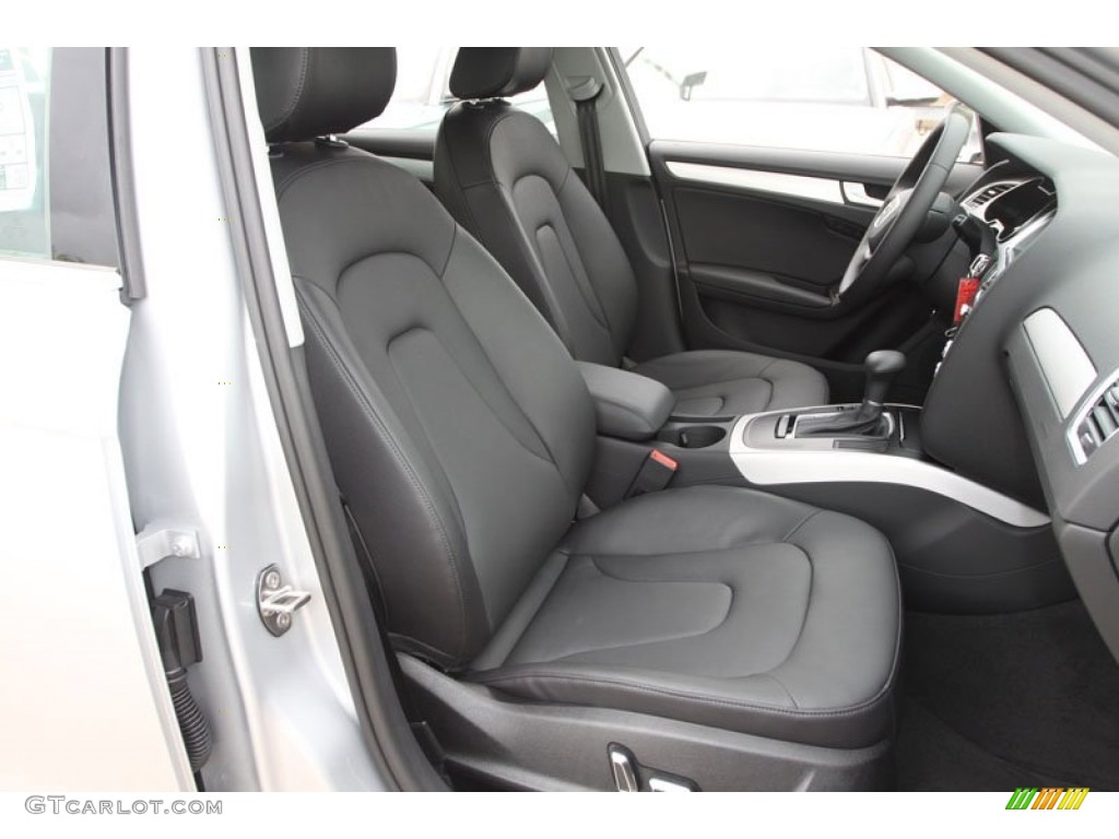 Black Interior 2013 Audi A4 2.0T Sedan Photo #66013656