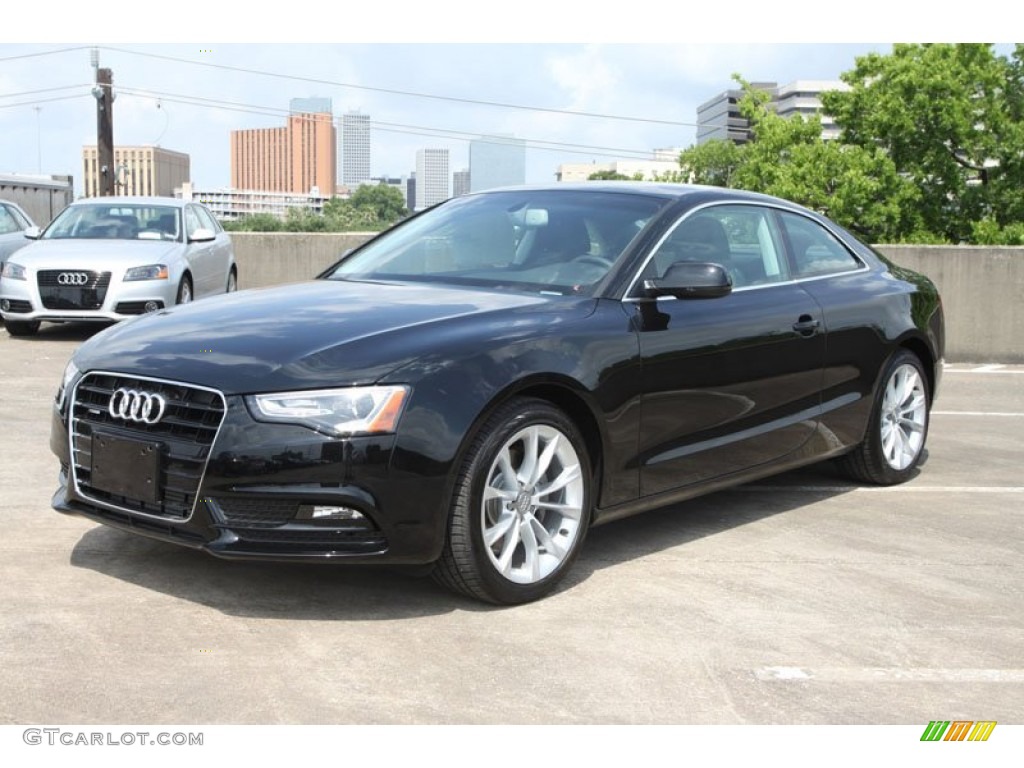 Brilliant Black 2013 Audi A5 2.0T quattro Coupe Exterior Photo #66013707
