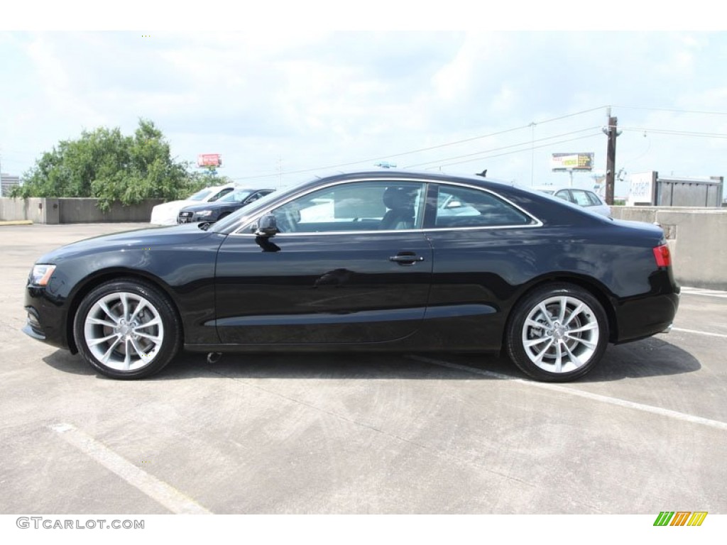 Brilliant Black 2013 Audi A5 2.0T quattro Coupe Exterior Photo #66013716