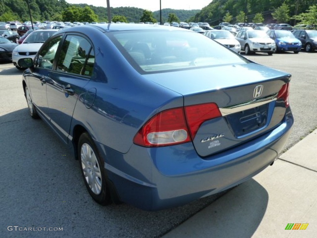 2009 Civic DX-VP Sedan - Atomic Blue Metallic / Gray photo #5
