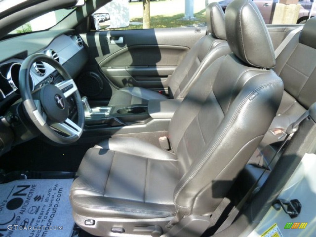 2007 Mustang V6 Premium Convertible - Satin Silver Metallic / Dark Charcoal photo #17