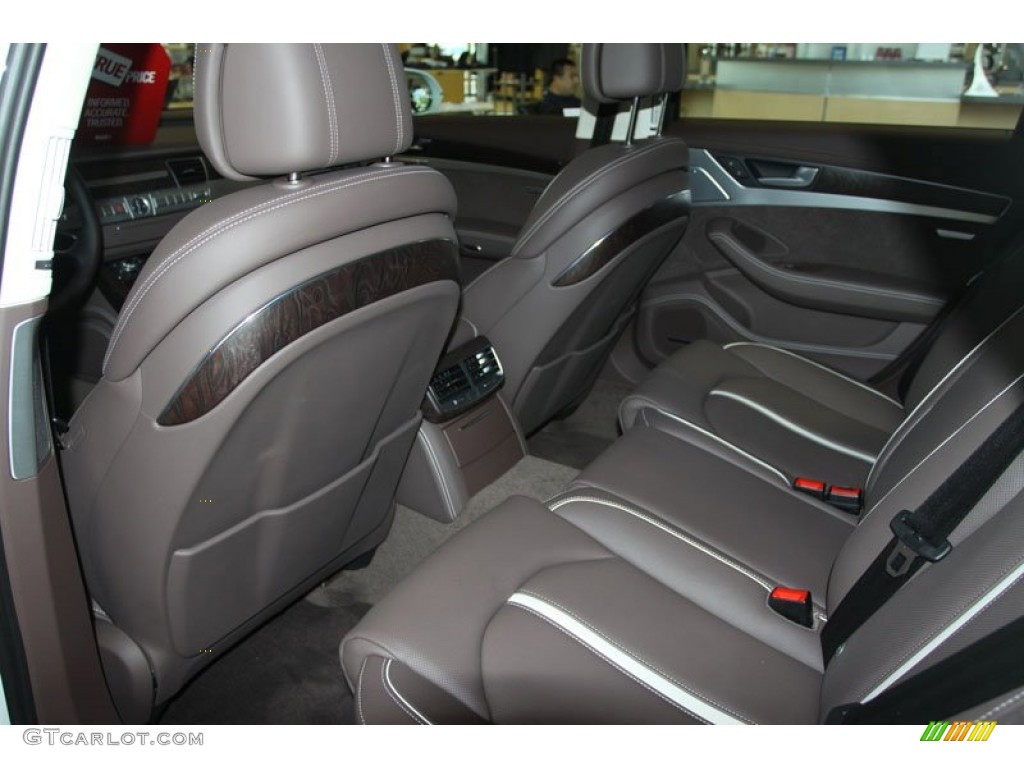 Balao Brown Interior 2012 Audi A8 4.2 quattro Photo #66014400