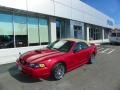 2001 Laser Red Metallic Ford Mustang GT Convertible  photo #1