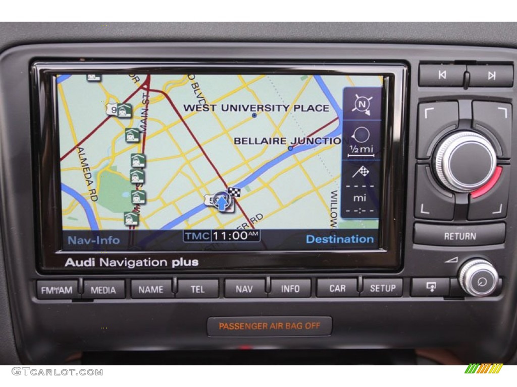 2012 Audi TT 2.0T quattro Roadster Navigation Photo #66014625