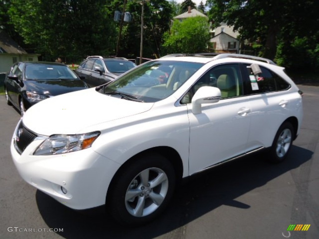 2012 RX 350 AWD - Starfire White Pearl / Parchment photo #8