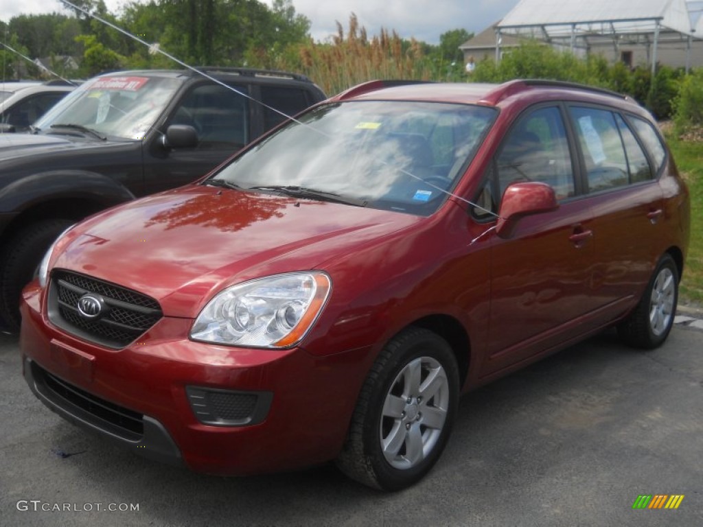 2007 Rondo LX V6 - Volcanic Red / Beige photo #1