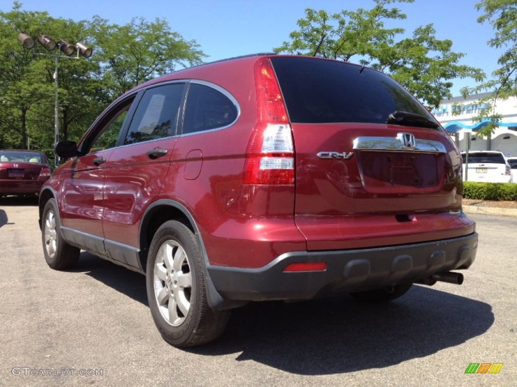 2007 CR-V EX - Tango Red Pearl / Gray photo #12