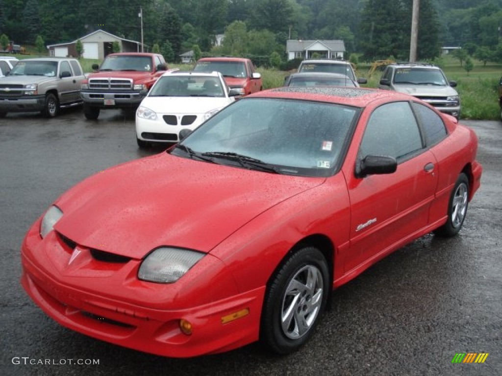 2000 Sunfire SE Coupe - Bright Red / Graphite photo #3