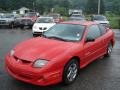 2000 Bright Red Pontiac Sunfire SE Coupe  photo #3