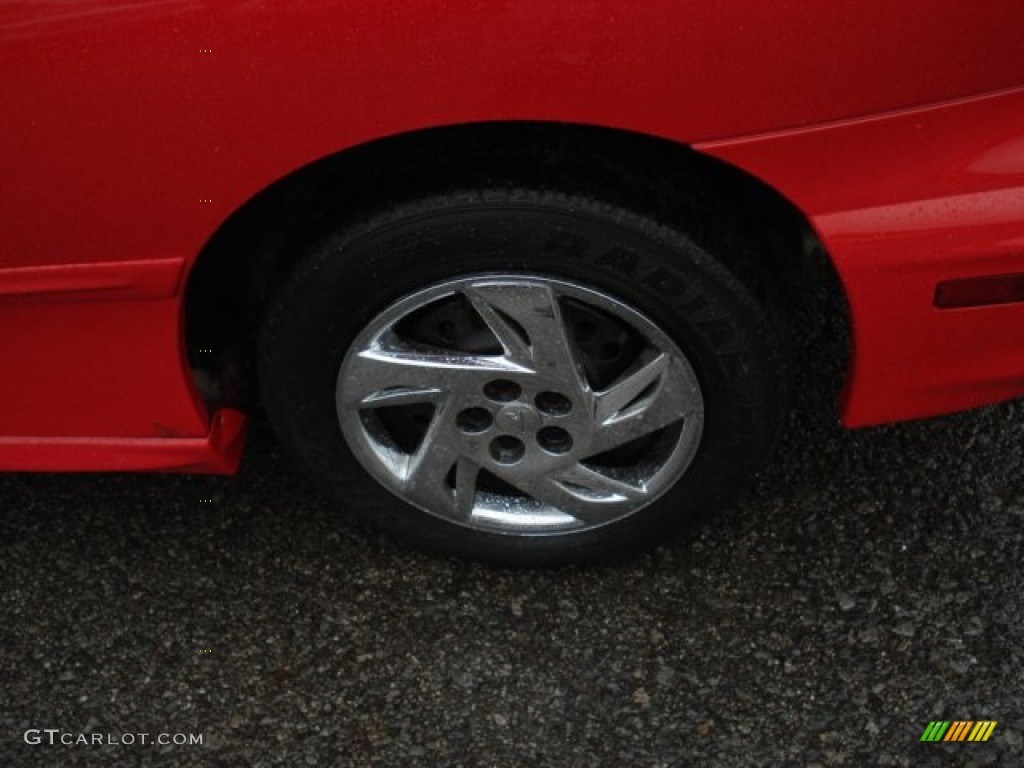 2000 Sunfire SE Coupe - Bright Red / Graphite photo #7