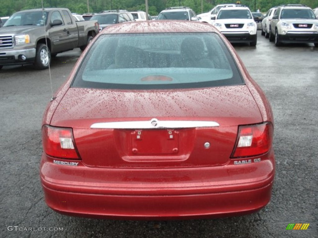 2001 Sable GS Sedan - Toreador Red Metallic / Medium Graphite photo #5