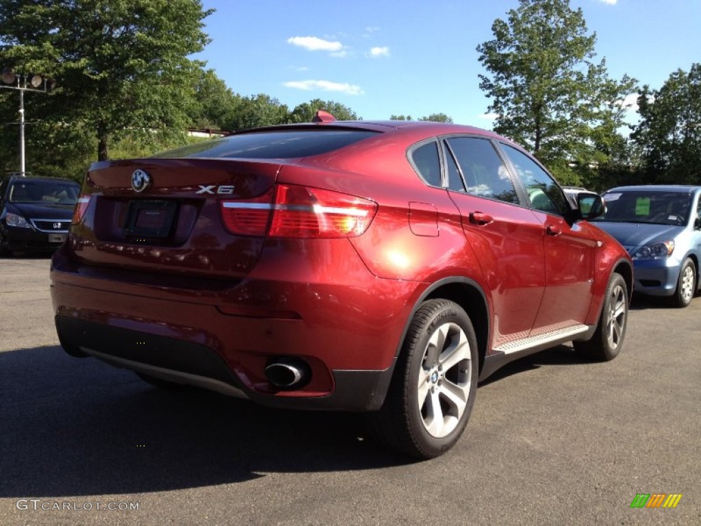 2008 X6 xDrive35i - Vermilion Red Metallic / Oyster photo #10