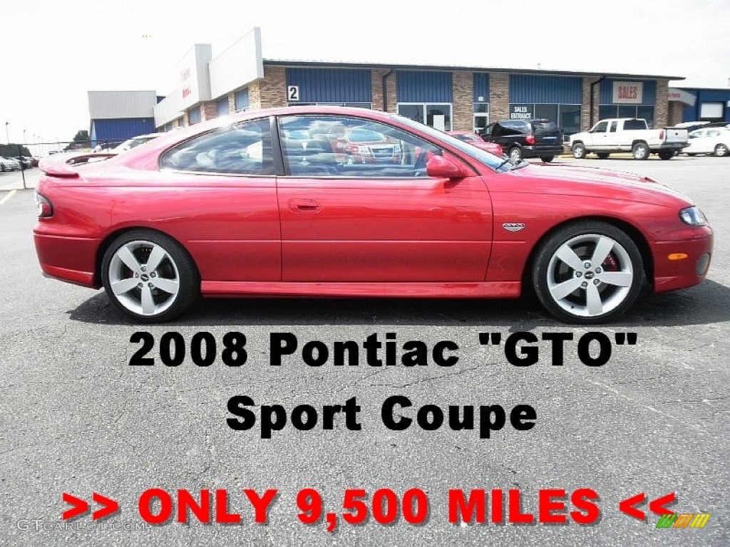 2006 GTO Coupe - Spice Red Metallic / Black photo #1