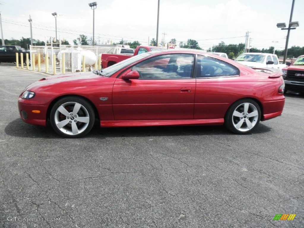 2006 GTO Coupe - Spice Red Metallic / Black photo #9