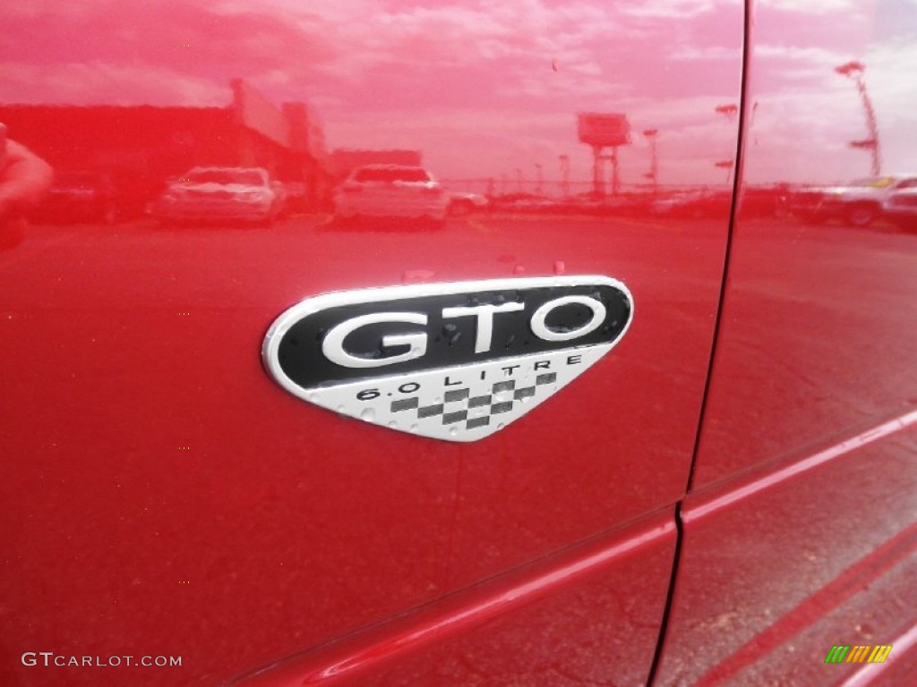 2006 Pontiac GTO Coupe Marks and Logos Photo #66019725