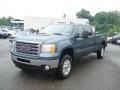 2012 Stealth Gray Metallic GMC Sierra 3500HD SLE Crew Cab 4x4  photo #2
