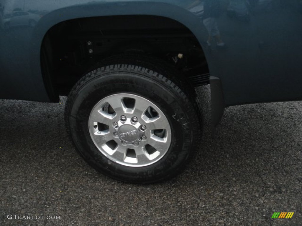 2012 Sierra 3500HD SLE Crew Cab 4x4 - Stealth Gray Metallic / Ebony photo #9