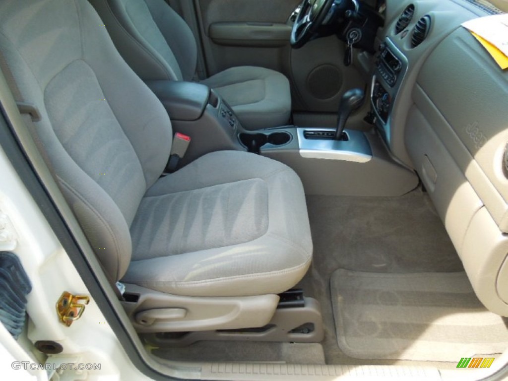 Taupe Interior 2002 Jeep Liberty Limited Photo #66020490