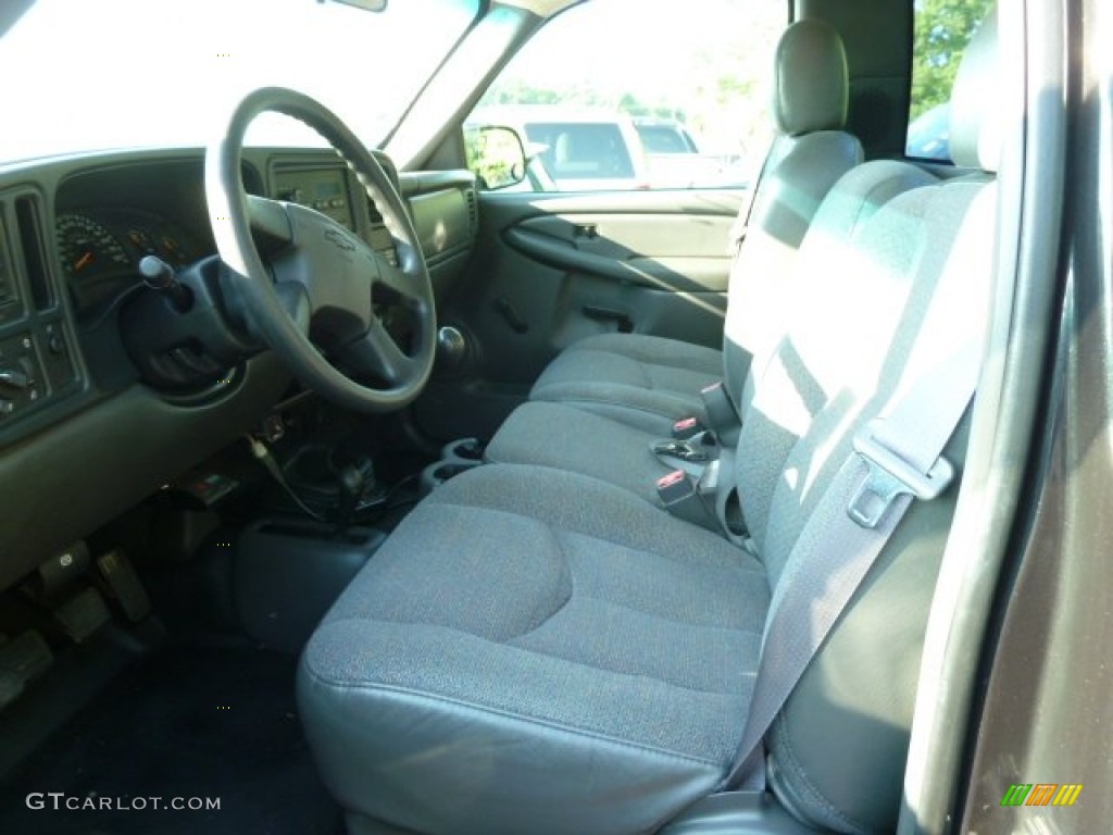 2003 Silverado 2500HD Regular Cab 4x4 - Dark Gray Metallic / Dark Charcoal photo #7