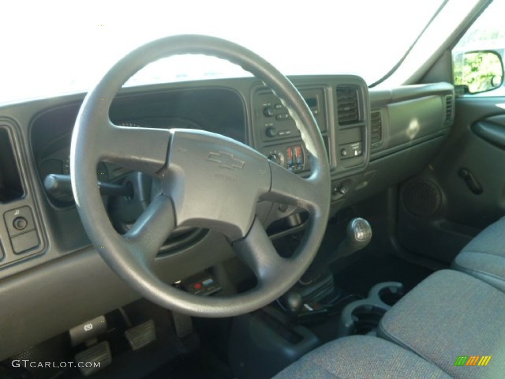 2003 Silverado 2500HD Regular Cab 4x4 - Dark Gray Metallic / Dark Charcoal photo #8