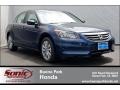 2012 Royal Blue Pearl Honda Accord EX-L Sedan  photo #1