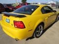 2004 Screaming Yellow Ford Mustang Mach 1 Coupe  photo #13
