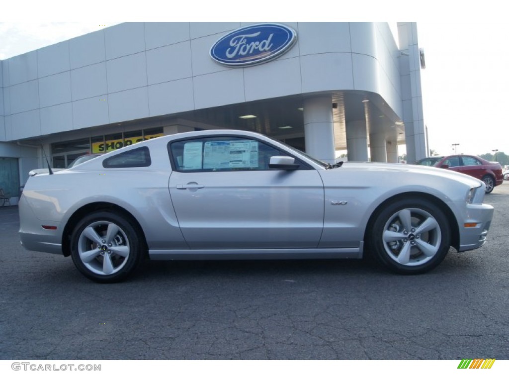 Ingot Silver Metallic 2013 Ford Mustang GT Premium Coupe Exterior Photo #66025470