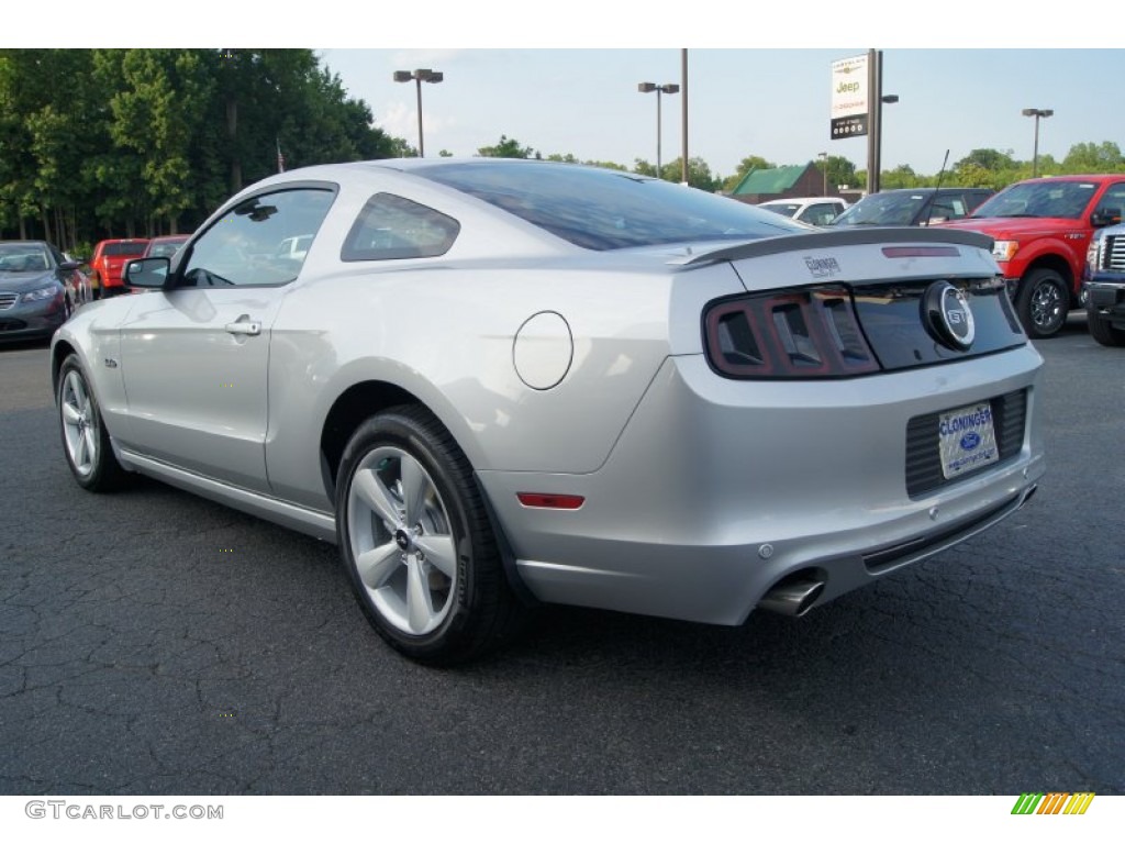 Ingot Silver Metallic 2013 Ford Mustang GT Premium Coupe Exterior Photo #66025755