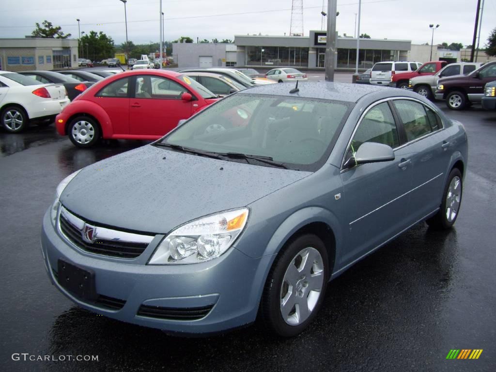 2007 Aura XE - Ocean Mist Metallic / Tan photo #1