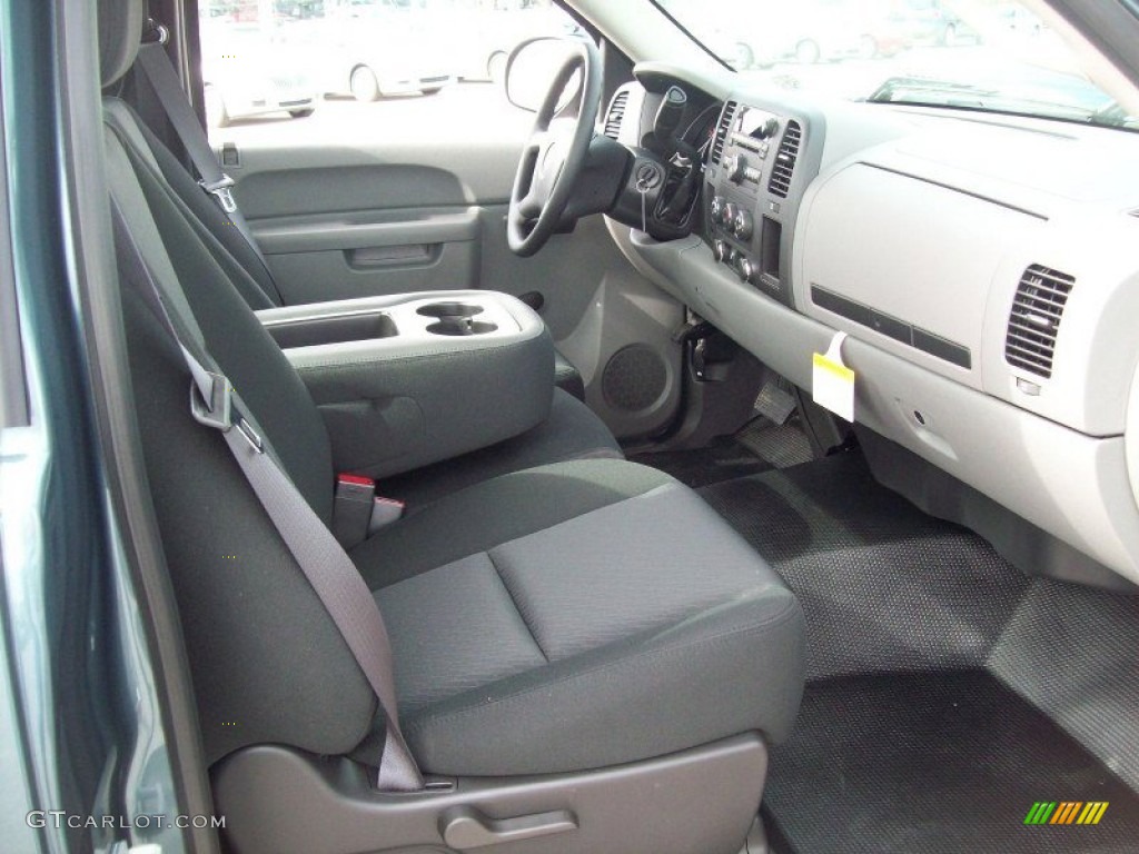 2012 Silverado 1500 LS Regular Cab 4x4 - Blue Granite Metallic / Dark Titanium photo #6