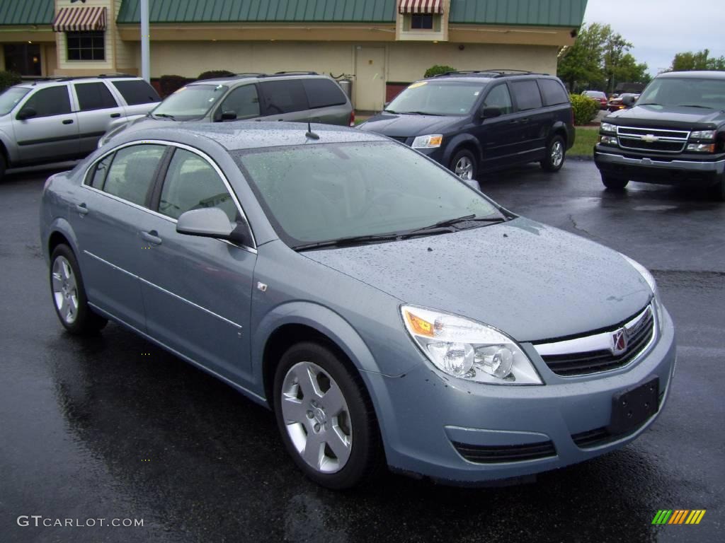 2007 Aura XE - Ocean Mist Metallic / Tan photo #7