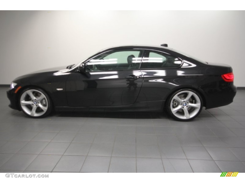 2011 3 Series 335i Coupe - Jet Black / Black photo #32