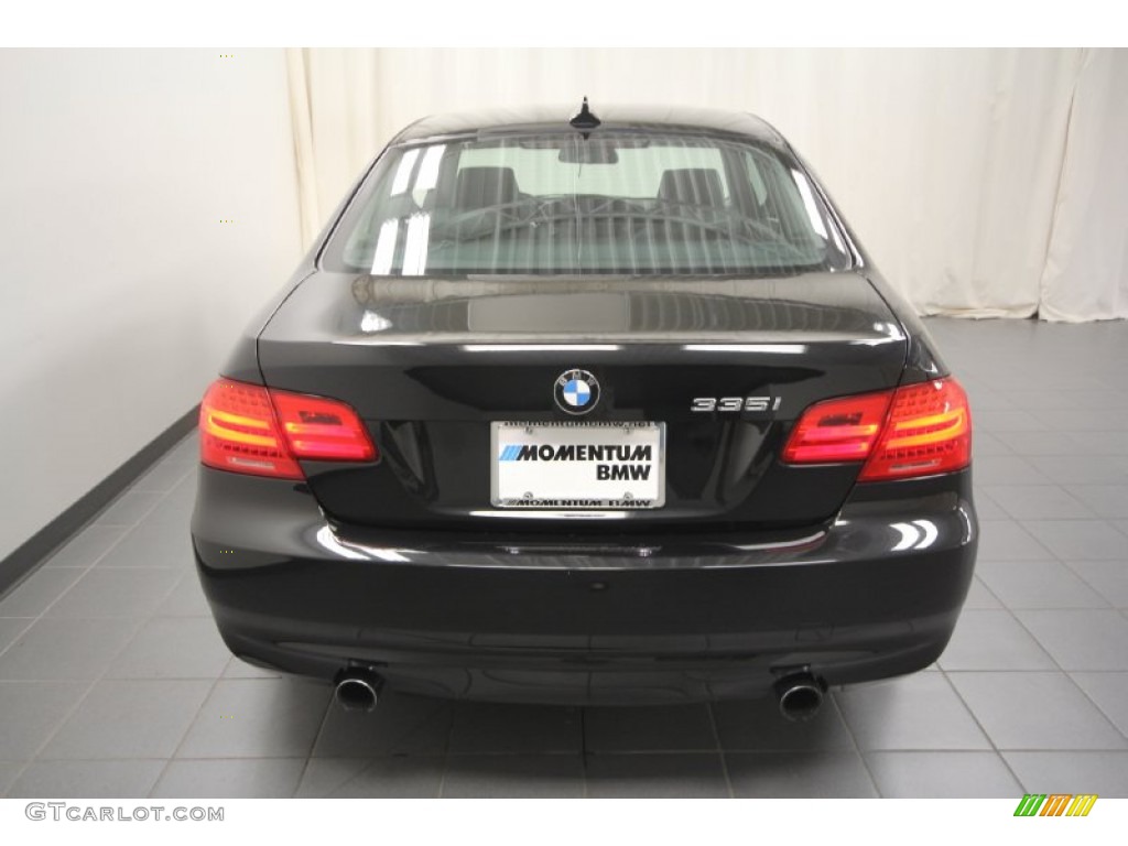 2011 3 Series 335i Coupe - Jet Black / Black photo #41