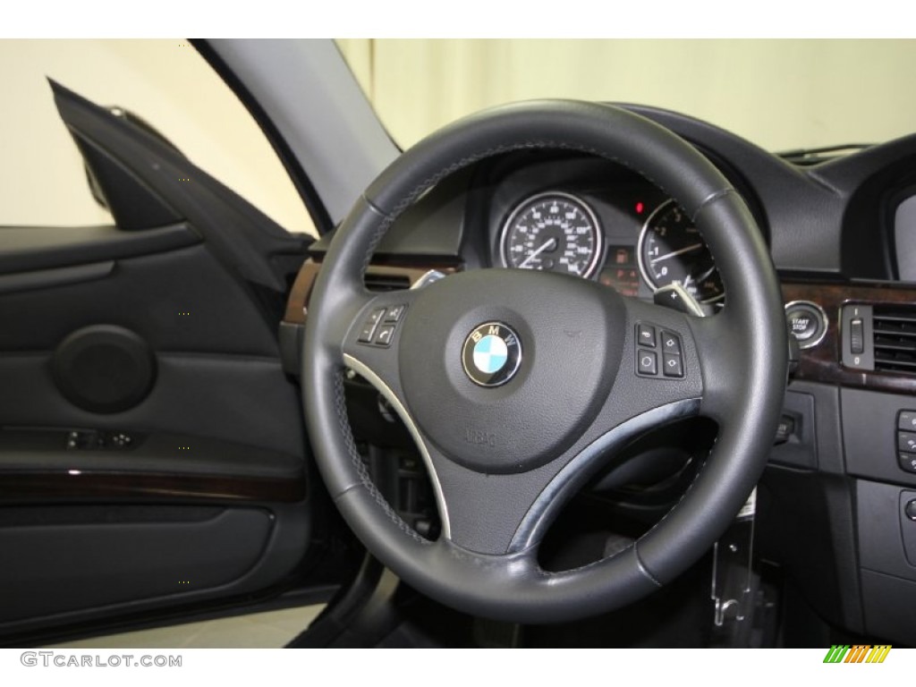 2011 3 Series 335i Coupe - Jet Black / Black photo #60
